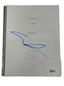 GEORGE LUCAS SIGNED SIGNED STAR WARS THE EMPIRE STRIKES BACK FULL SCRIPT BECKETT COLLECTIBLE MEMORABILIA