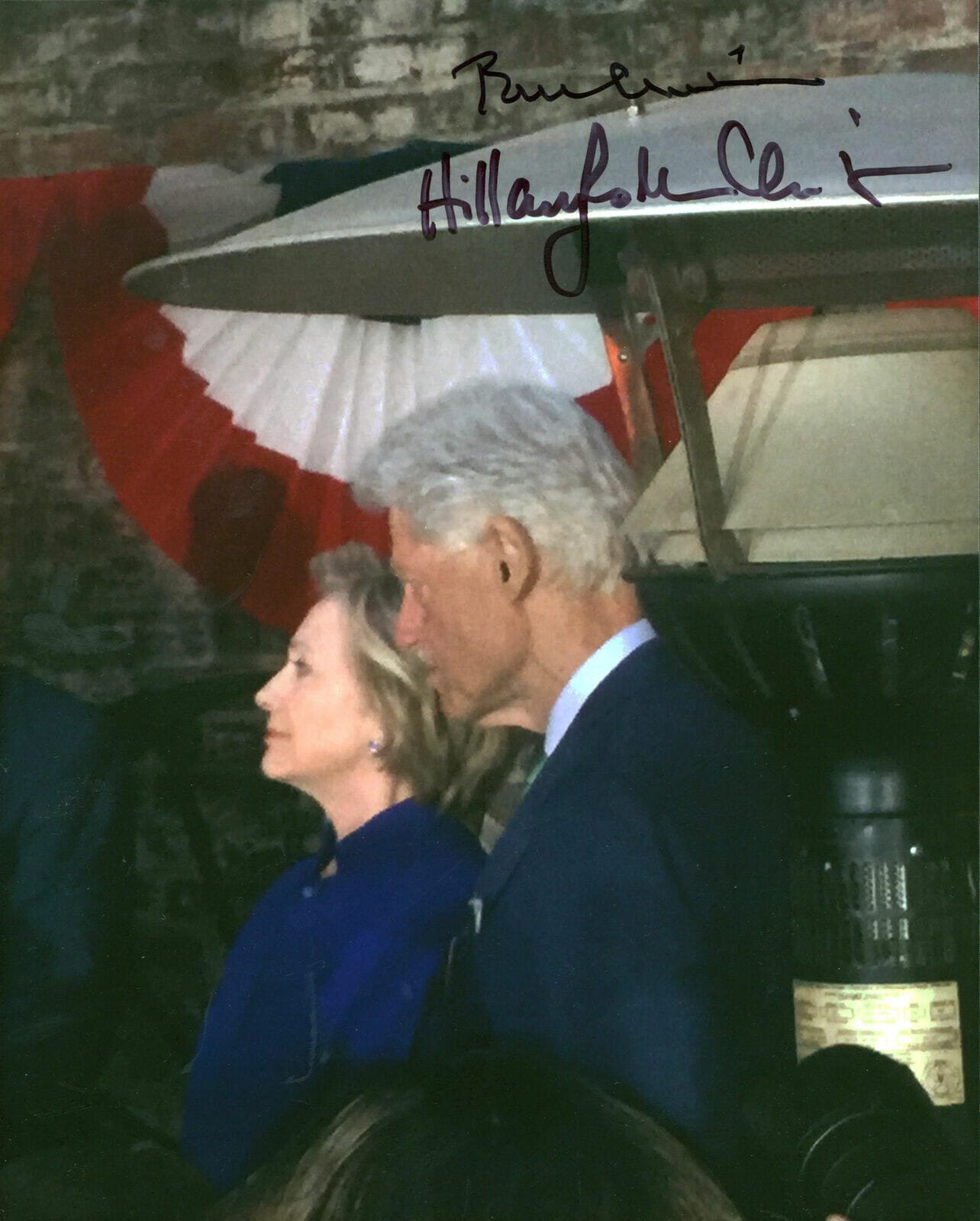 Bill Clinton And Hillary Rodham Clinton Authentic Signed 8x10 Photo Bas Ab77950 Autographia 5264