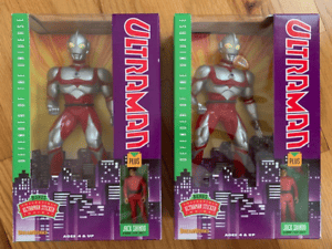 ULTRAMAN DEFENDER OF THE UNIVERSE UNOPENED ACTION FIGURES 1991 LOT OF 2 ...