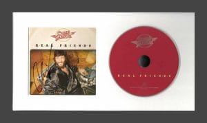 CHRIS JANSON SIGNED AUTOGRAPH REAL FRIENDS FRAMED CD DISPLAY – READY TO HANG! COLLECTIBLE MEMORABILIA
