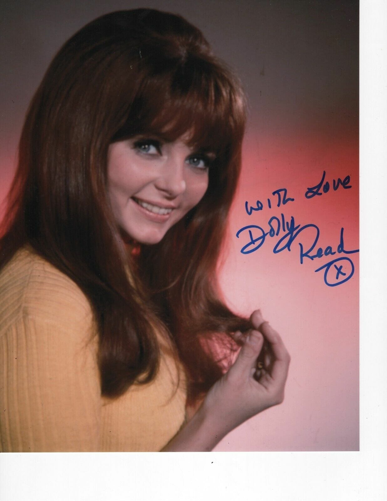 DOLLY REED SIGNED BEYOND THE VALLEY OF THE DOLLS 8X10 | Autographia