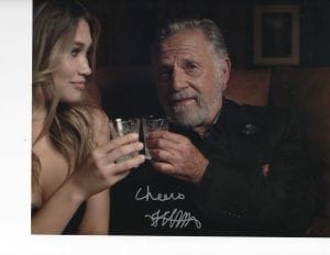 DOS EQUIS JONATHAN GOLDSMITH THE MOST INTERESTING MAN SIGNED CHEERS 8X10 COLLECTIBLE MEMORABILIA