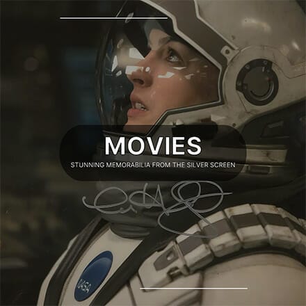 Movies signed memorabilia