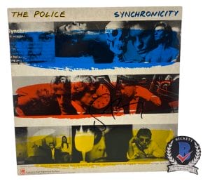 STING THE POLICE SIGNED AUTOGRAPHED SYNCHRONICITY VINYL RECORD ALBUM BECKETT COA COLLECTIBLE MEMORABILIA