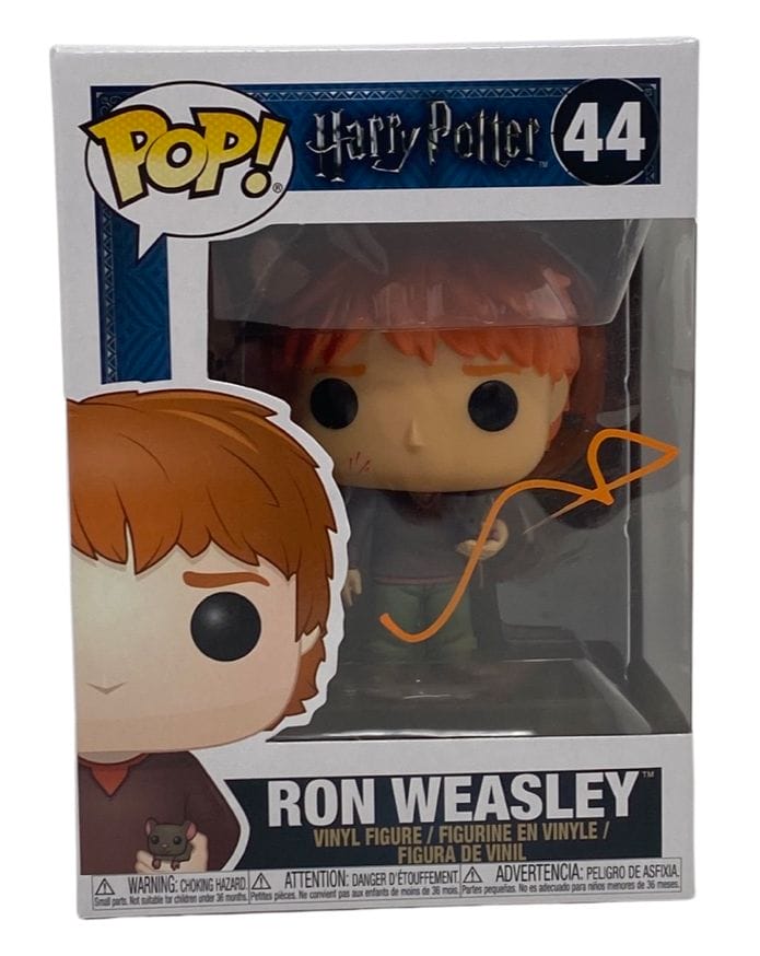 Rupert Grint Signed Autographed Funko Pop Harry Potter Ron Weasley #44 ...