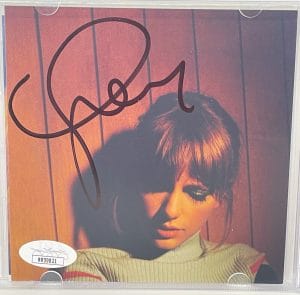 TAYLOR SWIFT SIGNED AUTOGRAPH CD INSERT “MIDNIGHTS” MOONSTONE CD JSA COLLECTIBLE MEMORABILIA