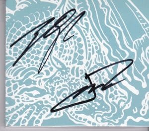 TWENTY ONE 21 PILOTS SIGNED SCALED AND ICY ART CARD CD AUTOGRAPH AUTO F COLLECTIBLE MEMORABILIA