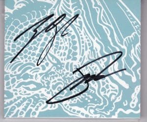 TWENTY ONE 21 PILOTS SIGNED SCALED AND ICY ART CARD CD AUTOGRAPH AUTO B COLLECTIBLE MEMORABILIA