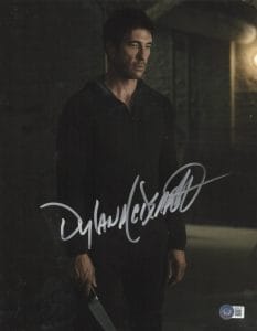 DYLAN MCDERMOTT SIGNED 11X14 PHOTO AMERICAN HORROR STORY AUTOGRAPH BECKETT 3 COLLECTIBLE MEMORABILIA