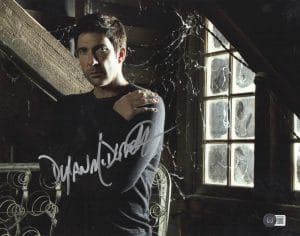 DYLAN MCDERMOTT SIGNED 11X14 PHOTO AMERICAN HORROR STORY AUTOGRAPH BECKETT 5 COLLECTIBLE MEMORABILIA