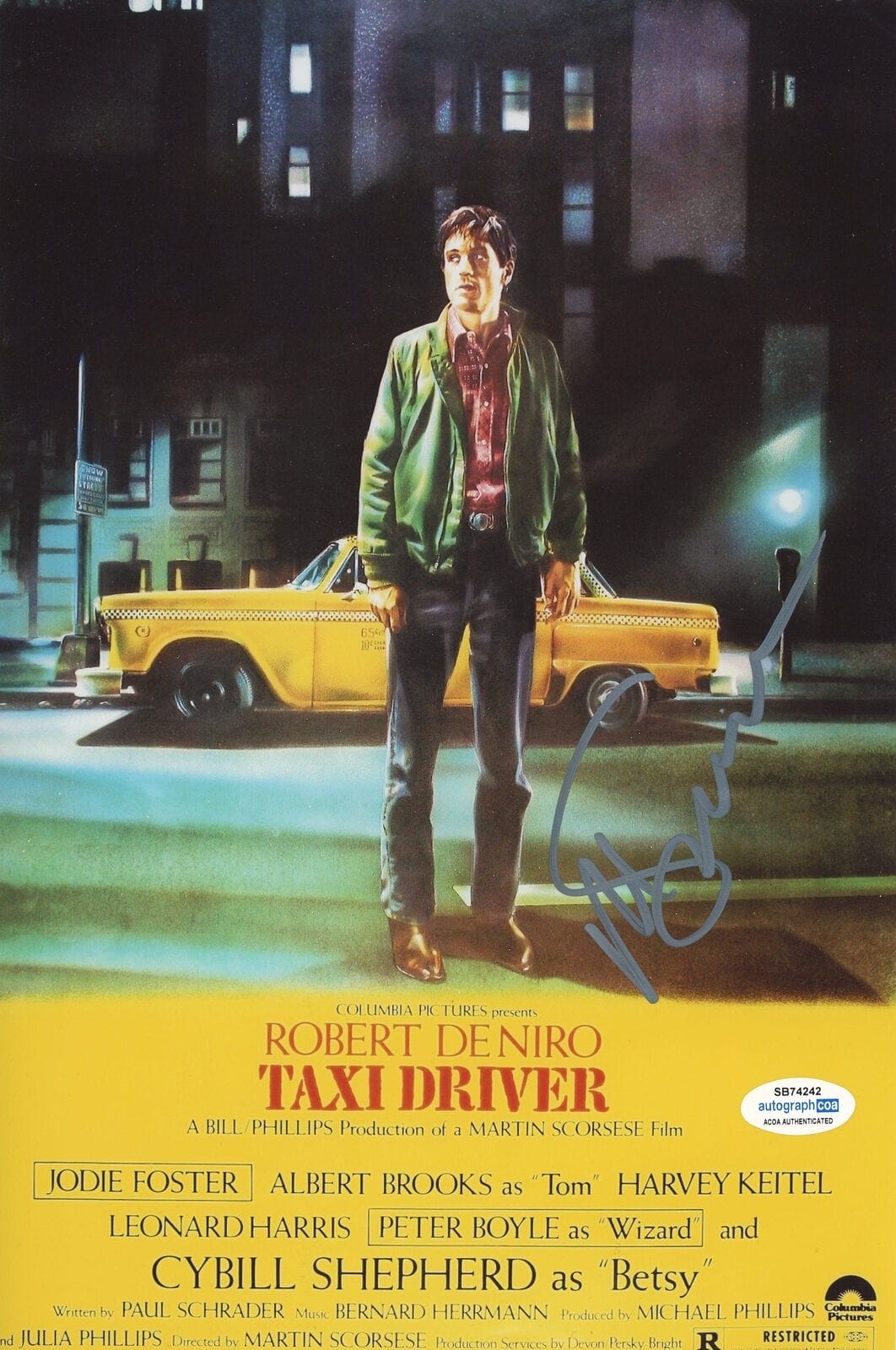 MARTIN SCORSESE “TAXI DRIVER” DIRECTOR AUTOGRAPH SIGNED 8×12 PHOTO ACOA COLLECTIBLE MEMORABILIA