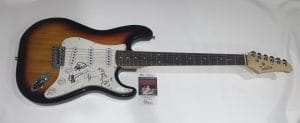 BARENAKED LADIES SIGNED ELECTRIC GUITAR STEVEN PAGE ED ROBERTSON ALL 5 JSA COA COLLECTIBLE MEMORABILIA
