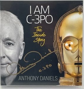 ANTHONY DANIELS SIGNED AUTOGRAPH “I AM C-3PO” AUDIOBOOK STAR WARS JSA COA COLLECTIBLE MEMORABILIA