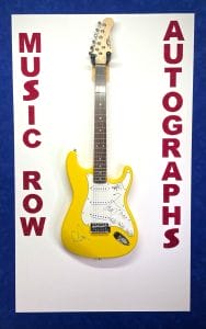 DAVE GROHL TAYLOR HAWKINS +2 SIGNED AUTOGRAPH ELECTRIC GUITAR FOO FIGHTERS JSA COLLECTIBLE MEMORABILIA