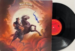 WILLIE NELSON SIGNED AUTOGRAPH VINYL LP “A HORSE CALLED MUSIC” JSA COA COLLECTIBLE MEMORABILIA