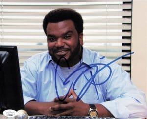 CRAIG ROBINSON SIGNED 8×10 PHOTO JSA AUTOGRAPHED THE OFFICE COLLECTIBLE MEMORABILIA