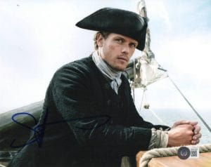 SAM HEUGHAN SIGNED 8X10 PHOTO OUTLANDER AUTHENTIC AUTOGRAPH BECKETT 49 COLLECTIBLE MEMORABILIA