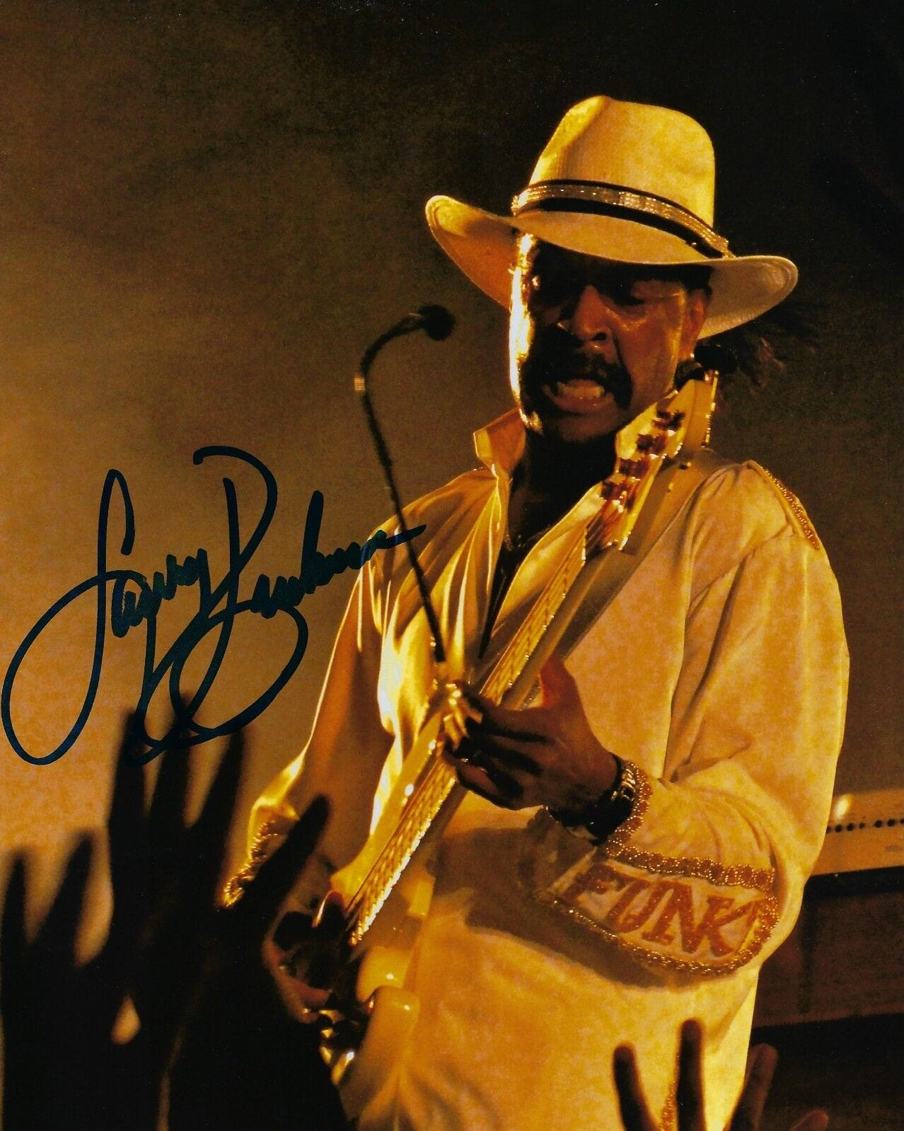 GFA SLY & THE FAMILY STONE * LARRY GRAHAM * SIGNED 8×10 PHOTO L4 COA COLLECTIBLE MEMORABILIA