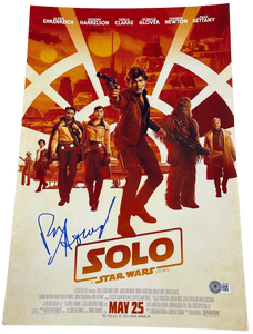 RON HOWARD SIGNED 12X18 PHOTO SOLO STAR WARS AUTHENTIC AUTOGRAPH BECKETT COLLECTIBLE MEMORABILIA