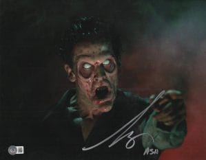 BRUCE CAMPBELL SIGNED 11X14 PHOTO EVIL DEAD AUTHENTIC AUTOGRAPH BECKETT WITNESS COLLECTIBLE MEMORABILIA