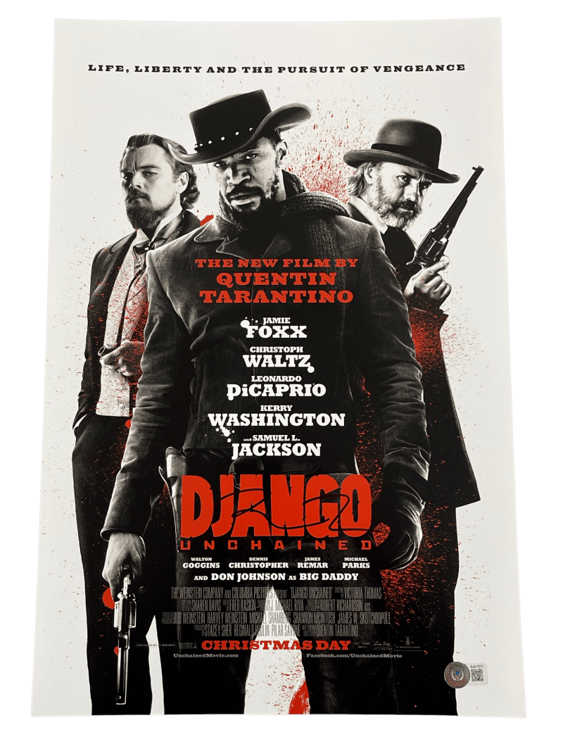 QUENTIN TARANTINO SIGNED 12X18 PHOTO DJANGO UNCHAINED AUTOGRAPH BECKETT COLLECTIBLE MEMORABILIA