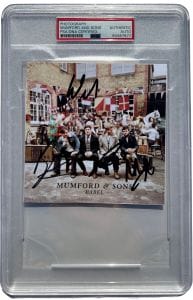 MUMFORD AND SONS BAND SIGNED AUTOGRAPHED BABEL CD COVER PHOTO MARCUS PSA/DNA COLLECTIBLE MEMORABILIA