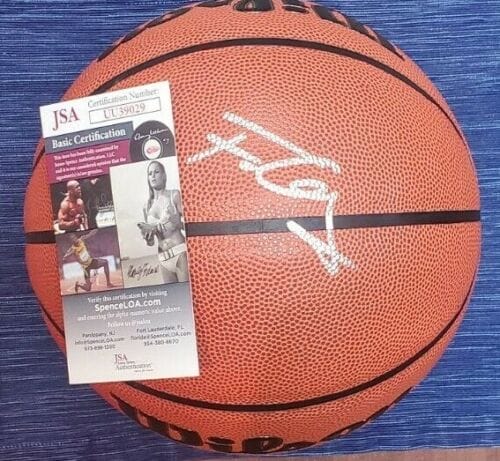 FRANZ WAGNER SIGNED NBA BASKETBALL W/ JSA COA #UU39029 ORLANDO MAGIC MICHIGAN COLLECTIBLE MEMORABILIA