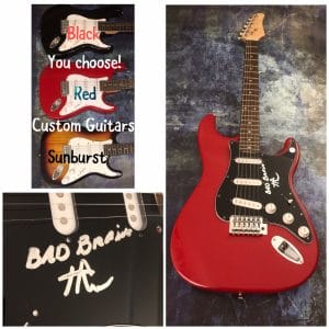 GFA BAD BRAINS I AGAINST I * H.R. HUMAN RIGHTS * SIGNED ELECTRIC GUITAR HR4 COA COLLECTIBLE MEMORABILIA