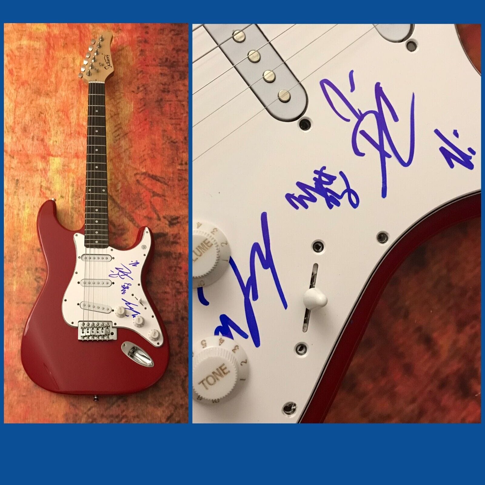 GFA AFTER THE PARTY X5 BAND * THE WONDER YEARS * SIGNED ELECTRIC GUITAR COA COLLECTIBLE MEMORABILIA