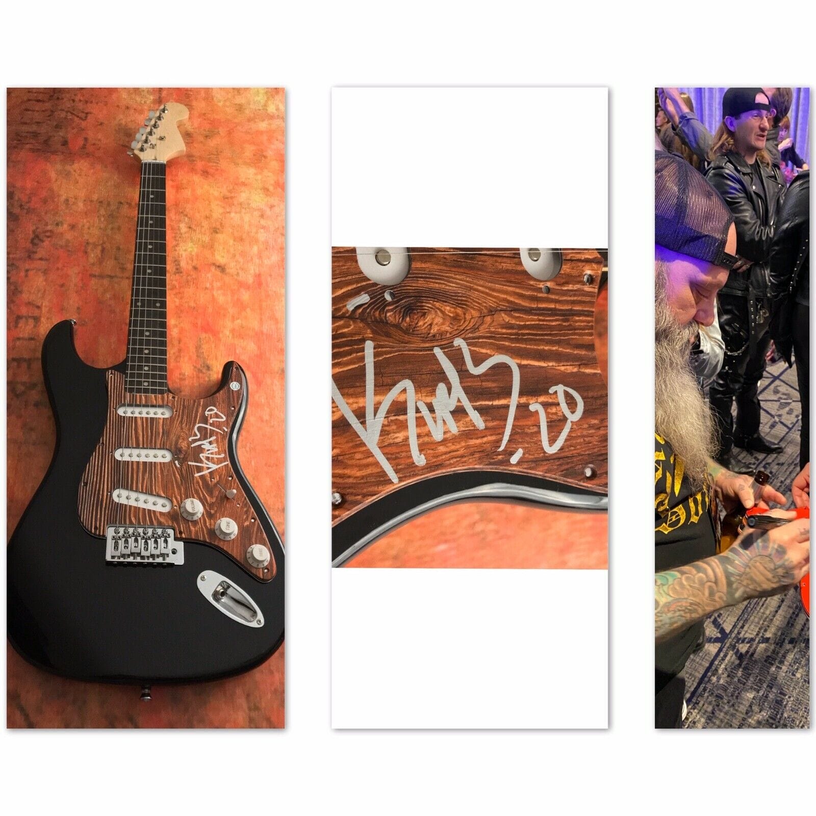 GFA CROWBAR & DOWN GUITARIST * KIRK WINDSTEIN * SIGNED ELECTRIC GUITAR PROOF COA COLLECTIBLE MEMORABILIA