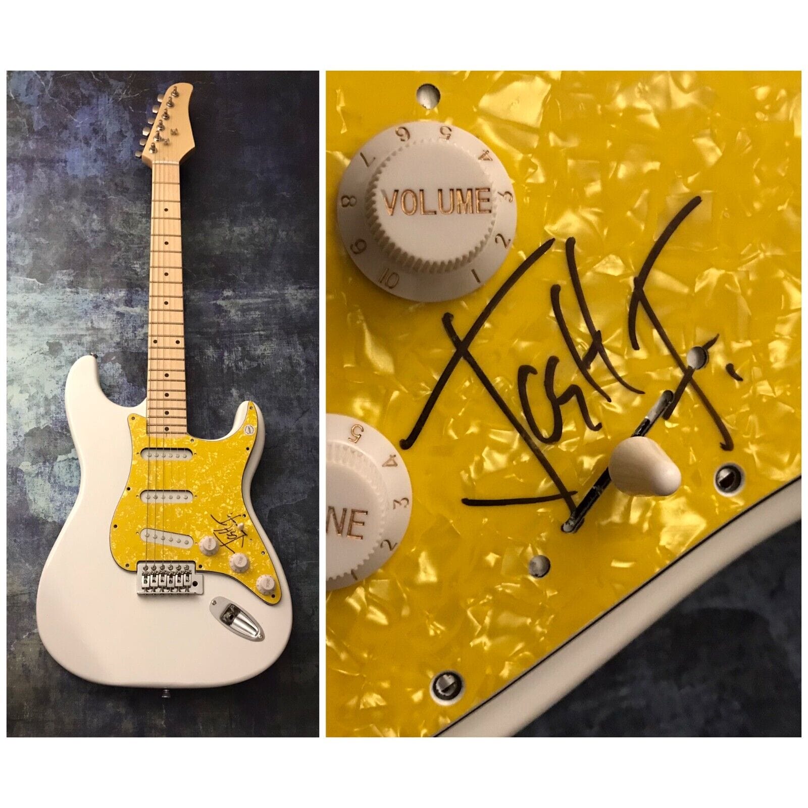 GFA Devo & The Vandals Drummer * JOSH FREESE * Signed Electric Guitar ...