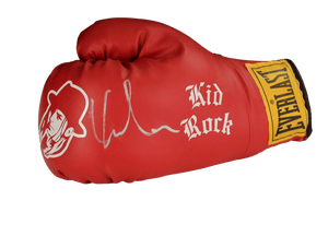 KID ROCK SIGNED AUTOGRAPH CUSTOM PHOTO BOXING GLOVE – DEVIL WITHOUT A CAUSE JSA COLLECTIBLE MEMORABILIA