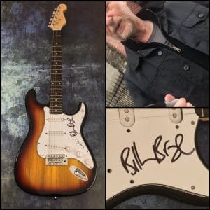 GFA BREWING UP WITH * BILLY BRAGG * SIGNED AUTOGRAPH ELECTRIC GUITAR PROOF C COA COLLECTIBLE MEMORABILIA