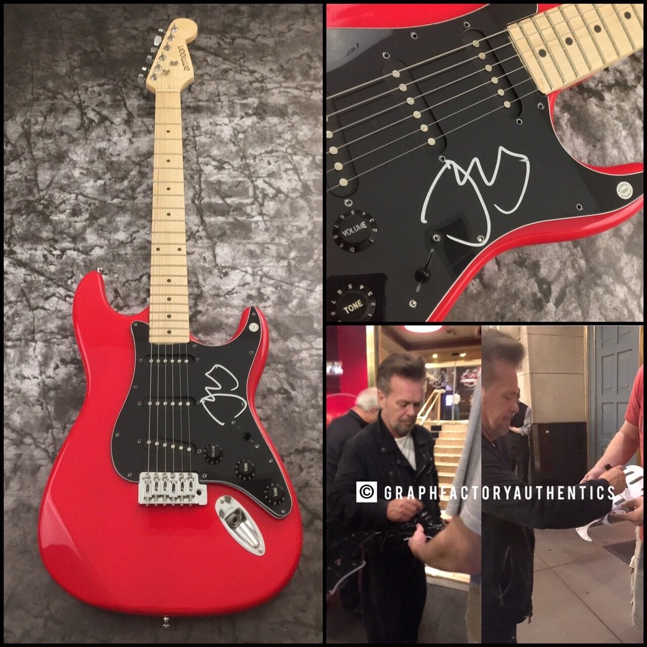 GFA Small Town * JOHN COUGAR MELLENCAMP * Signed Electric Guitar PROOF ...