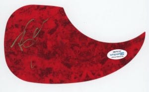 TYLER RICH SIGNED AUTOGRAPH ACOUSTIC GUITAR PICKGUARD ACOA THE DIFFERENCE COLLECTIBLE MEMORABILIA