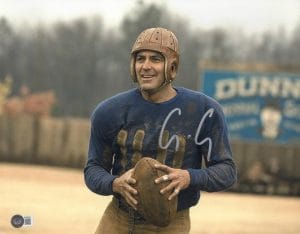 GEORGE CLOONEY SIGNED 11X14 PHOTO LEATHERHEADS AUTOGRAPH BECKETT
 COLLECTIBLE MEMORABILIA