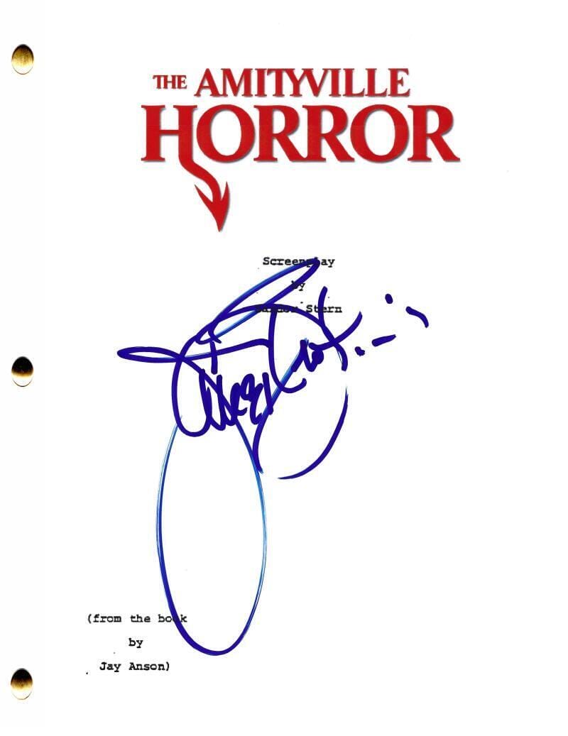 JAMES BROLIN SIGNED THE AMITYVILLE HORROR FULL SCRIPT AUTHENTIC ...