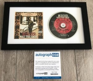 SNOOP DOGGY DOGG SIGNED MURDER WAS THE CASE FRAMED & MATTED CD W/ AUTOGRAPH ACOA
 COLLECTIBLE MEMORABILIA