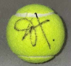 ON JABEUR SIGNED AUTOGRAPHED TENNIS BALL RARE CHAMPION NEW WITH COA
 COLLECTIBLE MEMORABILIA
