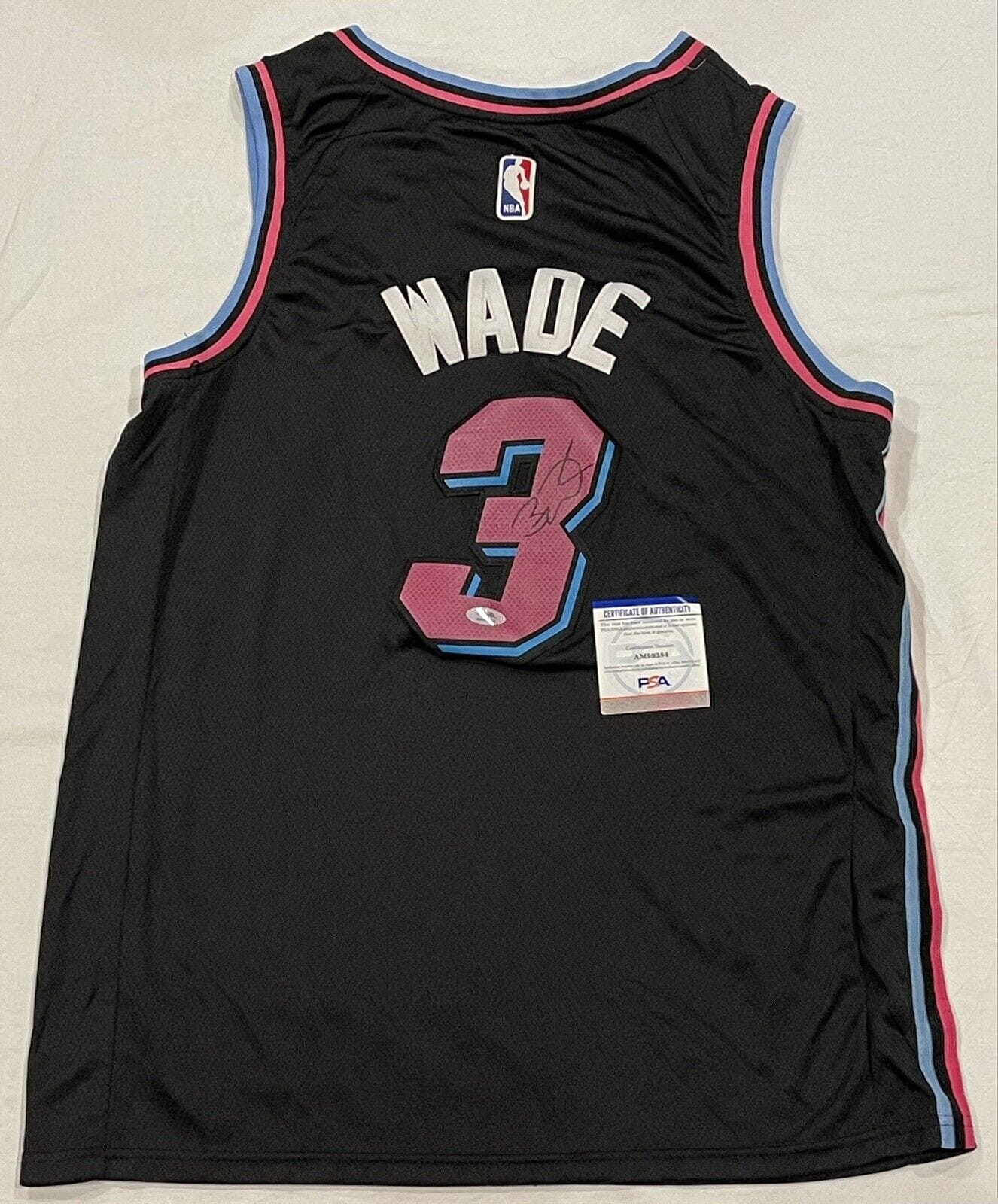 Dwyane Wade Signed Autographed Miami Heat Jersey PSA/DNA COA Opens in a ...